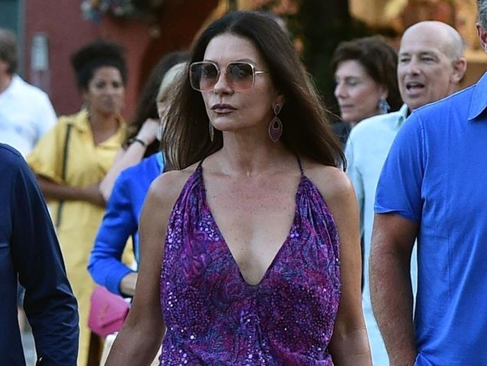 Catherine Zeta-Jones Just Nailed Italian Vacay Style in Portofino